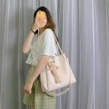 Вместительная сумка на одно плечо, модная и универсальная сумка для поездок на работу, женская сумка