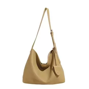 Вместительная сумка-тоут для поездок на работу, новая модная наплечная сумка, повседневная универсальная сумка подмышку жёлтый