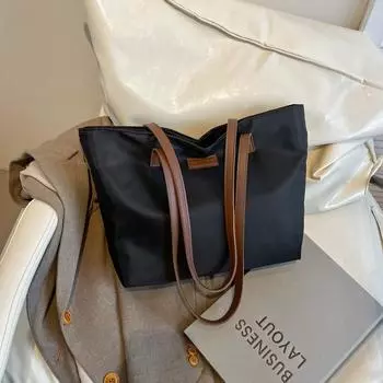 Вместительная женская сумка, модная сумка для поездок на работу, стильная сумка-тоут на одно плечо фуксия