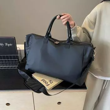 Вместительное хранилище, сумка для багажа для беременных, спортивная сумка для фитнеса для мужчин и женщин, дорожная сумка для студентов чёрный