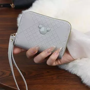 Вместительные кошельки с короткой молнией, множество отделений для карточек, мини-кошельки для мелочи для досуга