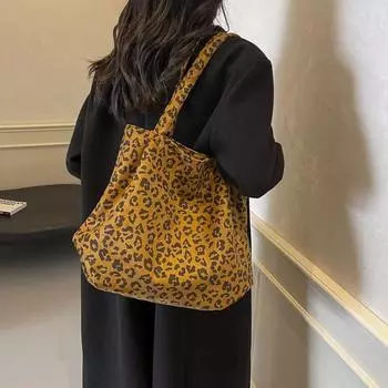 Вместительные нейлоновые сумки через плечо для женщин с застежкой-молнией, леопардовый принт, повседневная мода, высокое качество