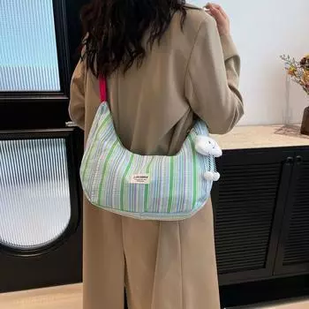 Вместительные сумки для женщин Стильные сумки на одно плечо Простые сумки для походов на учебу и поездок на работу Новые милые сумки через плечо в форме пельменя