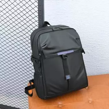 Вместительный однотонный нейлоновый рюкзак на молнии с мягкой ручкой, повседневная сумка на воздушной подушке с ремнем, дизайнерская сумка