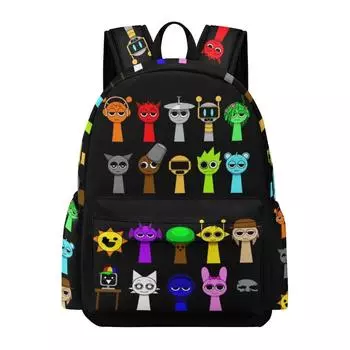 Вместительный рюкзак с принтом для учеников начальной и средней школы One Size