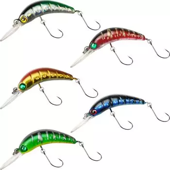 Vmsixvm Fishing Tackle Set for Managed Fishing Mountain and Includes Trout Sinking and Rainbow Trout Lures with Barbless Hooks for and Freshwater