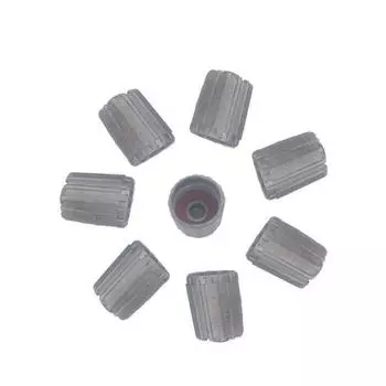 Внешние детали Пылезащитные колпачки для вентилей шин Колпачки для вентилей шин Пылезащитный чехол для вентилей шин Колпачки для шин TPMS серый