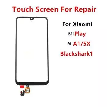 Внешний экран для Xiaomi Mi Play A1 5X Black Shark 1, датчик дигитайзера, передняя сенсорная панель, ЖК-дисплей, ремонт стекла, запасные части Play