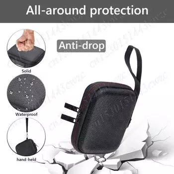 Внешний чехол для жесткого диска EVA, ударопрочный портативный чехол для хранения Samsung T7 Shield/T9 4 ТБ/2 ТБ/1 ТБ портативный SSD синий