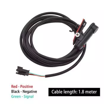 Внешний датчик скорости электрического велосипеда, магнитный детектор скорости, аксессуары для электронного велосипеда чёрный