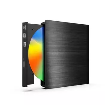Внешний DVD-привод Brushed USB 3.0 для ноутбуков чёрный