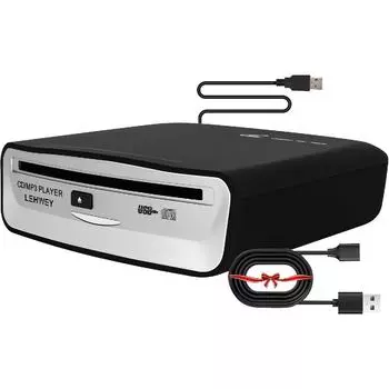 Внешний универсальный CD-плеер для автомобиля с удлинительным кабелем USB, подключается к порту USB автомобиля, ноутбуку, телевизору, Mac, компьютеру, Android 4.4 и выше, навигация