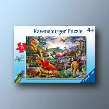 Внешний вид тираннозавра, 35-элементный пазл Ravensburger IV, популярная корейская настольная игра