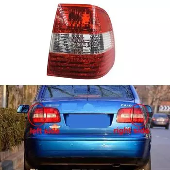 Внешний задний фонарь для Volkswagen VW Polo 2002 2003 2004 2005 седан задний фонарь задние стоп-сигналы задние фонари без линии без света 1 шт. 1PCS left side