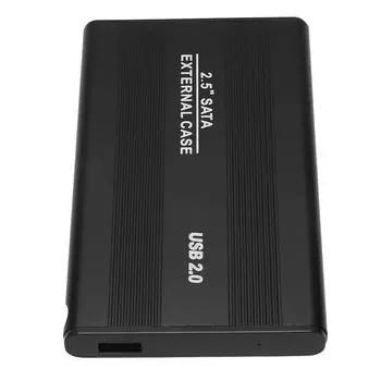 Внешний жесткий диск 2,5 дюйма тонкий USB 2.0 высокоскоростной Plug and Play мобильный жесткий диск для компьютера ПК 320GB чёрный