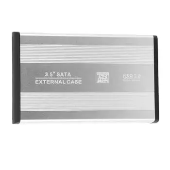 Внешний жесткий диск 3,5 дюйма USB 3.0 5 Гбит/с Высокоскоростной Мобильный жесткий диск из алюминиевого сплава для компьютера EU Plug