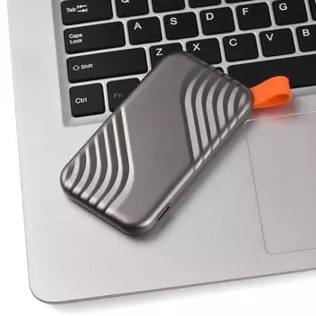 Внешний жесткий диск USB 3.1 портативный твердотельный накопитель со стабильной передачей данных 5 Гбит/с NGFF M.2 128G чёрный