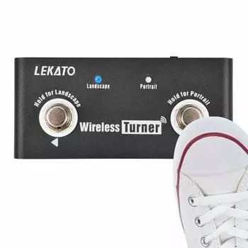 Внешняя педаль Loop Page Turner для Loop Station Переключение дорожек с 9 петлями USB-кабель Заменяет все функции и элементы управления кнопками «вперед» и «назад»