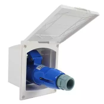 Внешняя розетка для промывки 16/32A, входная розетка для промывки дома на колесах, прицепа, автомобильные аксессуары 16A