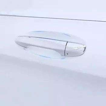 Внешняя ручка автомобиля, дверная чаша, защитная пленка, наклейка, отделка, украшение для Mercedes Benz CE Class W205 W213 2016-2018 4 pcs