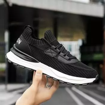 Внешняя торговля 2024 Летняя мода Ультралегкие и дышащие носки Flying Weaving Tide, обувь Мужская корейская версия, кроссовки Tooling для мужчин 39 бежевый