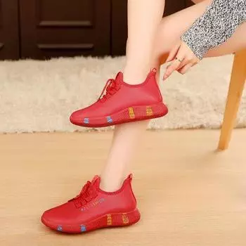 Внешняя торговля 2025 года, новая женская обувь, осенне-зимняя женская спортивная обувь, повседневная обувь, модная универсальная корейская версия кожаной обуви 35 чёрный