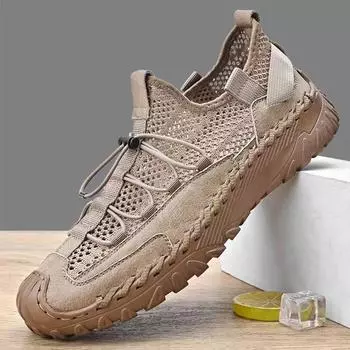 Внешняя торговля экспорт мужская обувь для отдыха на открытом воздухе спортивная походная обувь мужская дышащая сетчатая обувь летняя полая обувь большого размера 39