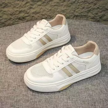 Внешняя торговля экспорт последний заказ отзыв, оставшиеся одинарные сетчатые дышащие модные маленькие белые туфли женские летние с мягкой подошвой для спорта и отдыха 35 чёрный