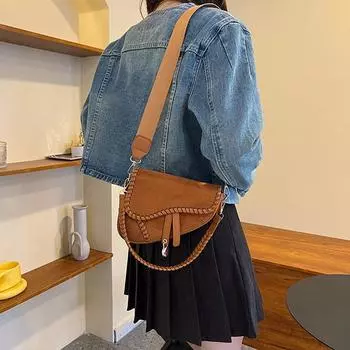 Внешняя торговля, нишевая сумка для женщин во французском стиле, новинка 2023 года, матовая сумка для органов, модная сумка через плечо на одно плечо, сумки