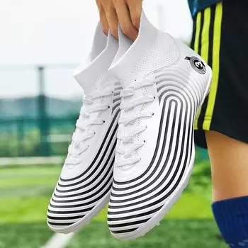 Внешняя торговля, новые 48 больших размеров мужские и женские тренировочные футбольные бутсы, футбольные бутсы для молодежи и студентов, футбольные бутсы TF для травы и сломанных ногтей 31