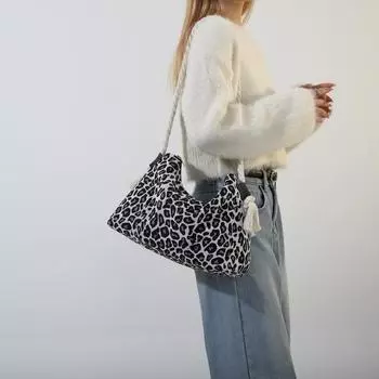 Внешняя торговля Ручная женская сумка большой емкости 2023 Новая картина маслом в этническом стиле Сумка на одно плечо под мышкой Европейская и американская модная сумка через плечо