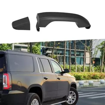 Внешняя внешняя дверная ручка с черной текстурой сзади, левая и правая, для Silverado Sierra