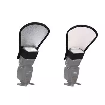 Внешняя вспышка зеркальной камеры, отражатель мягкого света