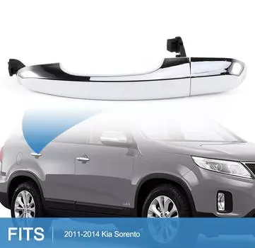 Внешняя задняя правая наружная ручка двери со стороны пассажира для Kia Sorento Oe: 82651-2п010 серебряный