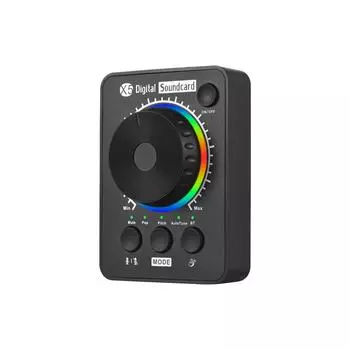 Внешняя звуковая карта Прямая трансляция Звуковая карта Профессиональная настольная звуковая плата для прямой трансляции чёрный