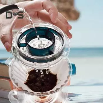 Внутреннее и внешнее кольцо, фильтр для кофе, форма душевого поддона, удобный держатель фильтра для кофе с ручкой чистый