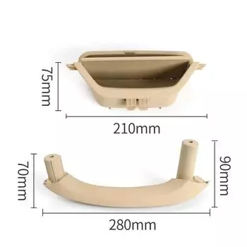 Внутренние дверные ручки, внутренняя дверная панель, ручка, крышка для BMW F25 F26 X3 X4 2011-2017, внутренняя дверная панель, ручка, тяга, отделка бежевый