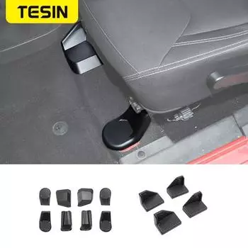 Внутренние молдинги TESIN для Jeep Wrangler JK, защитный чехол для винтов переднего и заднего сиденья автомобиля для Jeep Wrangler JK Rear