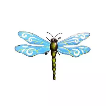 Внутренний наружный настенный декор металлическое насекомое сад двор подвесное украшение ландшафтная статуя ремесло скульптура орнамент балкон жёлтый