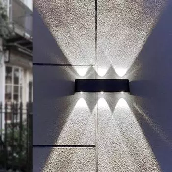 Внутренний настенный светильник, простая установка, создание атмосферы, долговечный, практичный светодиодный настенный светильник, украшение для внутреннего коридора, праздничные атрибуты 6W разноцветный