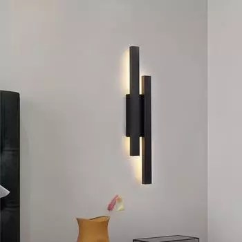 Внутренний настенный светильник Светодиодный современный светильник для гостиной, спальни, лестницы, украшения дома, настенные светильники у кровати, светильники Warm White (2700-3500K)