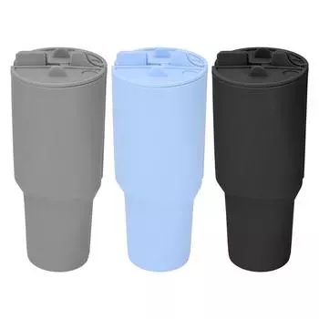 Внутренний поднос для чашек с крышкой из силикона, большой емкости, легко моется, термостойкий, съемный Grey