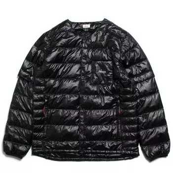 Внутренний пуховый кардиган со съемными рукавами ВНУТРЕННИЙ ПУХОВОЙ КАРДИГАН DS Черный XL [Nanga] Мужской чёрный