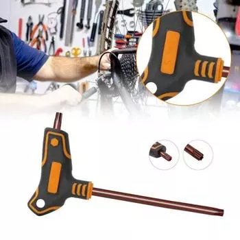 Внутренний шестигранный ключ с Т-образной ручкой, ручные инструменты, шестигранный ключ из хром-ванадиевой стали, оборудование для шестигранных ключей 40