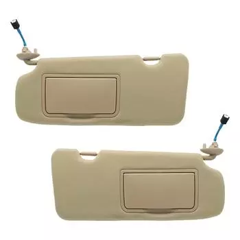 Внутренний солнцезащитный козырек с двойным освещением и зеркалом для макияжа, солнцезащитный козырек для автомобиля 83280-TLA-A62 83280-TLY-H11ZB Подходит для Honda CRV 17-22 right side светло-серый