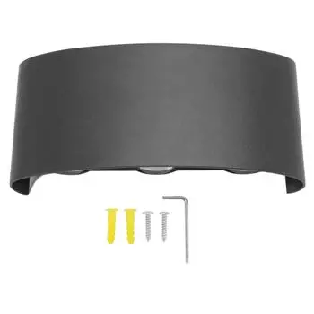 Внутренний светодиодный настенный светильник, водонепроницаемый, 3000K, теплый белый свет, настенный светильник для прохода на балконе