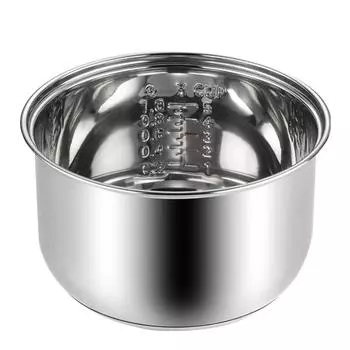 Внутренняя чаша рисоварки из нержавеющей стали 304 для (5.5чашек) Сменный внутренний контейнер для мультиварки One Size
