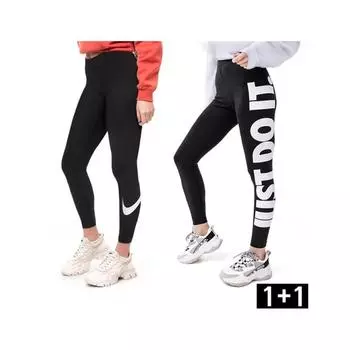 Внутренняя доставка Nike NSW ESSentialS женские леггинсы S 1+1 NIWW1 black SNIWW2 black XS