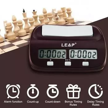 [Внутренняя доставка] Таймер для шахматных часов для игр Таймер PQ9907S для настольных игр и кемпинга, представительница Кореи, настольная игра
