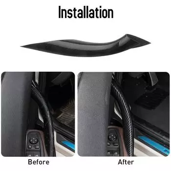 Внутренняя дверная панель автомобиля, поручни, чехлы для подлокотников, замена защитной накладки для BMW 3 4 серии